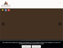 Tablet Screenshot of menuiseriedelaville.com